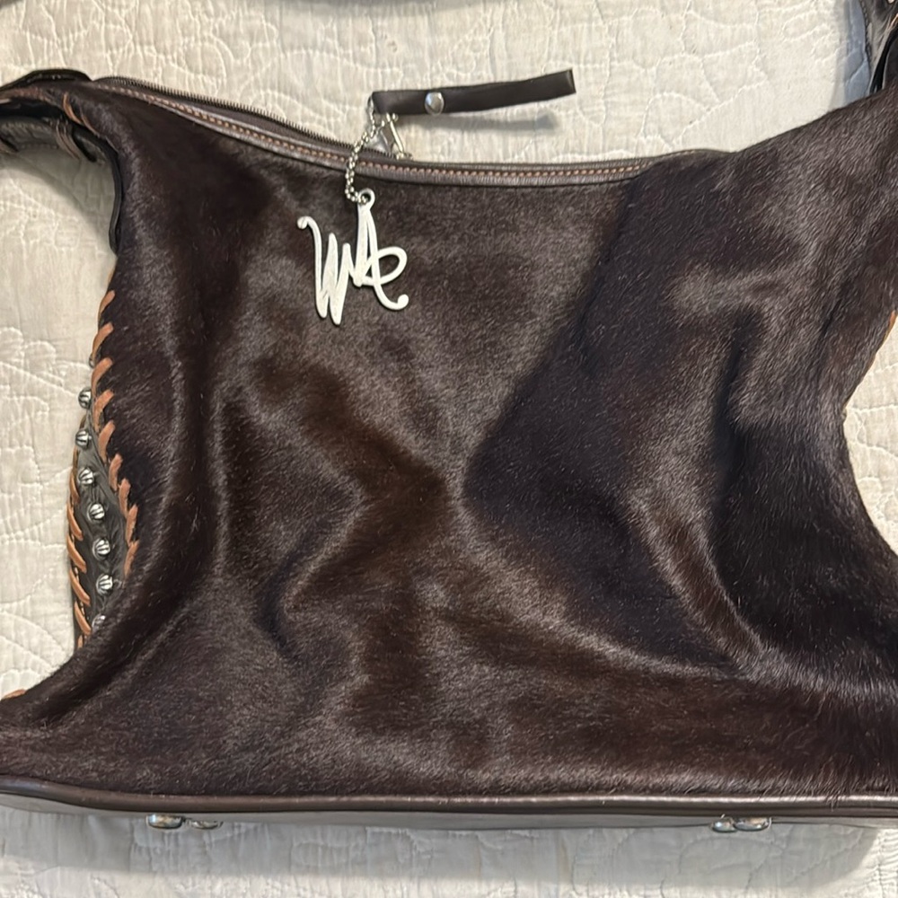 American West Dark Brown Crossbody Bag
